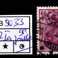 Los B5033: Deutsches Reich Mi. 92 I, gest., gepr. Jäschke L. BPP