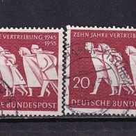 Bund MiNr. 215 Vertreibung gestempelt eine zur Auswahl M€ 0,70 #J128de