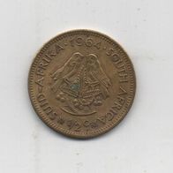 Münze Süd Afrika 1 / 2 Cent 1964