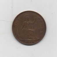 Münze England 1 Penny 1944
