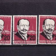 Bund MiNr. 266 Ballin gestempelt eine zur Auswahl M€ 0,60 #J138b