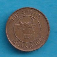Island 10 Aurar 1981