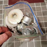 fast 2000g, 2kg gemischte Kerzenwachs-Rester, gesammelt, für Kerzen ziehen
