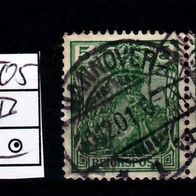 Los B6505: Deutsches Reich Mi. 55, gest. Paar