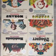 6 Klassik-LP´s: "GREATEST HITS": Mozart, Mendelssohn, Grieg, Brahms, Wagner, Bach