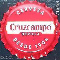 Cruzcampo Sevilla Cerveza Bier Brauerei Kronkorken UK! Kronenkorken neu in unbenutzt