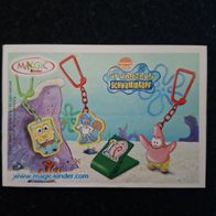 Ü - Ei Beipackzettel SpongeBob Schwammkopf S - 210
