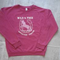 Pullover pink Gr. 158/164 Yigga mit Pferd, wie neu