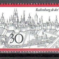 Bund 1969 Mi. 603 * * Rothenburg ob der Tauber Postfrisch (br0781)