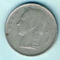 Belgien 1 Franc 1952 Belgique