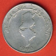 Tunesien 1 Dinar 1990 FAO
