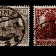 Los E7613: Deutsches Reich Mi. 102/04, gest