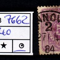 Los E7662: Deutsches Reich Mi. 40, gest