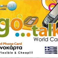 Prepaid Telefonkarte - go talk World Card - 5 € , leer