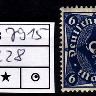 Los B7915: Deutsches Reich Mi. 228 * *