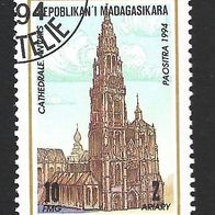 Sondermarke Madagasakar " Kathedralen in der Welt " Michelnr. 1688 o