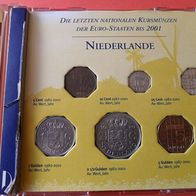 Niederlande 2001 Die letzten Souverän - nationalen Kursmünzen bis 2001 * *