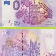0 Euro Schein Wilhelma Stuttgart XEMT 2020-3 selten Nr 1287