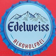 Edelweiss Alkoholfrei Bier Brauerei Kronkorken Österreich 2018 Kronenkorken unbenutzt