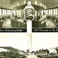 06567 Bad Frankenhausen Fernsehturm Kulpenberg mit HO - Turmcafé 1971