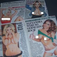 BILD Seite 1 Girls topless sexy Clippings Jodie Porchia + Diana Herold Bully Sammlung