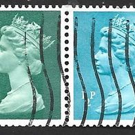 England Zusammendruck " Königin Elizabeth " Michelnr. 564 + 561 o