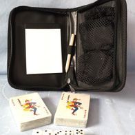 Kartenspiel Rommy mit 5 Würfeln, Stift + Papier NEU OVP