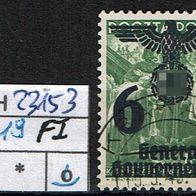 Los H23153: Generalgouvernement Mi. 19, gest