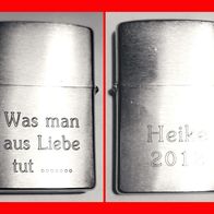 neuwertiges Zippo, Benzin-Feuerzeug - anschauen