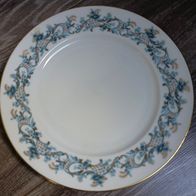 Speiseteller Königl. pr. Tettau türkis gold Dekor Ø 24,5cm *