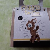 Crafts to Go Häkelset Rehkitz Amigurumi Wolle Häkeln Häkelgarn