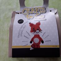 Crafts to Go Häkelset Fuchs Amigurumi Wolle Häkeln Häkelgarn