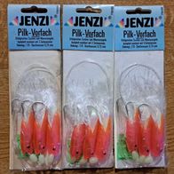 Neu! 3 Dorsch Pilkvorfach Paternoster Jenzi Größe: 7/0 D: 0,75mm Meer Vorfach
