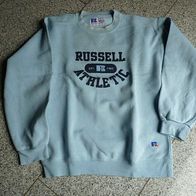 Russell Athletic Sweat-Shirt hellblau mit Applikation Gr. S
