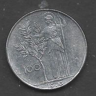 100 Lire Münze Italien