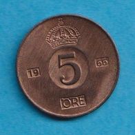 Schweden 5 Öre 1966 Top