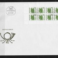DDR 1990, MiNr: 3345 + 3346 Heftchenblätter 20 + 21 als FDC, siehe Bilder(450)