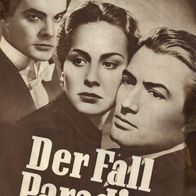 Filmprogramm IFB Nr. 1685 Der Fall Paradin Gregory Peck 4 Seiten