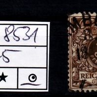 Los B8531: Deutsches Reich Mi. 45, gest