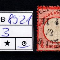 Los B8921: Deutsches Reich Mi. 3, gest