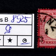 Los B8925: Deutsches Reich Mi. 9, gest