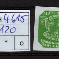 Los H4615: Böhmen & Mähren Mi. 120 * *