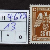Los H4679: Böhmen & Mähren Dienst Mi. 13 * *