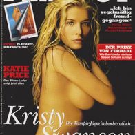 Playboy 1/ 2003 - Kristy Swanson, Katie Price, Teri Marie Harrison - gebraucht
