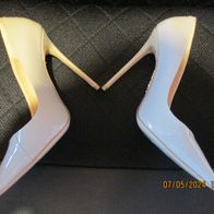 Luxus High Heels Designed London hellbeige Gr. 36 - NEU