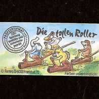 Ü- Ei Beipackzettel Die tollen Roller 619 426 Hund