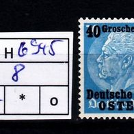 Los H6945: Generalgouvernement Mi. 8 * *
