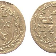Hessen-Darmstadt 2 Kreuzer 1741 GCF "LUDWIG VIII" (1739-1768)