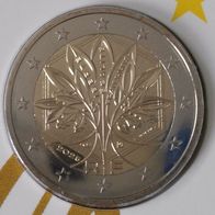 2 Euro Frankreich 2025 BU aus KMS bankfrisch Lebensbaum neues Motiv