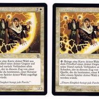 2x "Advokat des Abschirmens", Common aus "Abrechnung", Erhaltung siehe Text